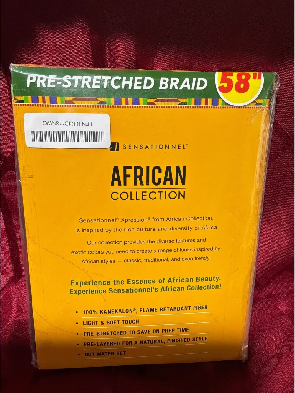 Sensationnel X-Pression African Collection Pre-Stretched Braid 58